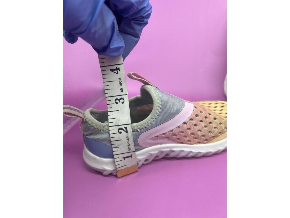 Rugged Shark EVA Water Shoes - Kids/Youth Size 8T - Pastel Pink/Blue - Picture 8 of 8